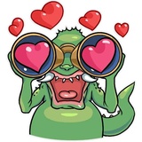 Bolshevik and Reptilians WhatsApp Sticker #2