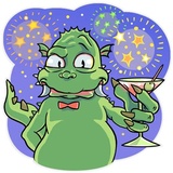 Bolshevik and Reptilians WhatsApp Sticker #28