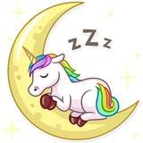 Unicorn WhatsApp Sticker #10