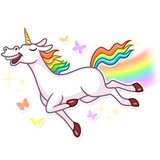 Unicorn WhatsApp Sticker #12