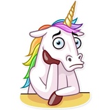 Unicorn WhatsApp Sticker #19