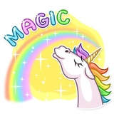 Unicorn WhatsApp Sticker #25