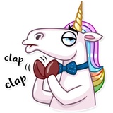 Unicorn WhatsApp Sticker #28
