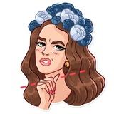 Lana Del Rey WhatsApp Sticker #13