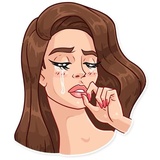 Lana Del Rey WhatsApp Sticker #14