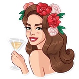 Lana Del Rey WhatsApp Sticker #22