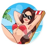 Lana Del Rey WhatsApp Sticker #28
