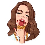 Lana Del Rey WhatsApp Sticker #30