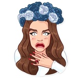 Lana Del Rey WhatsApp Sticker #4