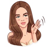 Lana Del Rey WhatsApp Sticker #5
