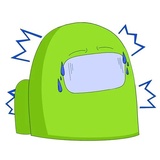 Among Us & Bounce Pack WhatsApp Sticker #2