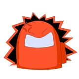 Among Us & Bounce Pack WhatsApp Sticker #4