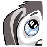 Chuck the Husky WhatsApp Sticker #13