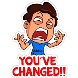 Love breakup fight WhatsApp Sticker #10