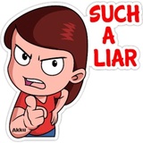 Love breakup fight WhatsApp Sticker #13