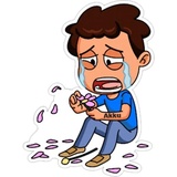 Love breakup fight WhatsApp Sticker #15