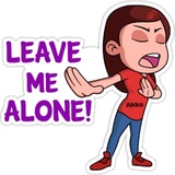 Love breakup fight WhatsApp Sticker #19