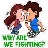 Love breakup fight WhatsApp Sticker #20