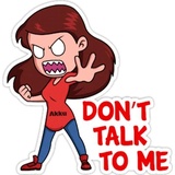 Love breakup fight WhatsApp Sticker #22