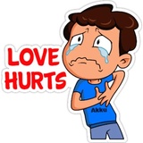 Love breakup fight WhatsApp Sticker #4