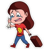 Love breakup fight WhatsApp Sticker #5