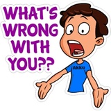 Love breakup fight WhatsApp Sticker #8