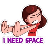 Love breakup fight WhatsApp Sticker #9