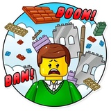 Lego is Awesome WhatsApp Sticker #4