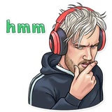 PewDiePie WhatsApp Sticker #13
