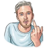 PewDiePie WhatsApp Sticker #14