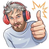 PewDiePie WhatsApp Sticker #3