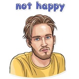 PewDiePie WhatsApp Sticker #9