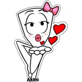 Bubu Love WhatsApp Sticker #13