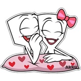 Bubu Love WhatsApp Sticker #25
