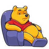 Winnie the Pooh WhatsApp Sticker #25