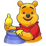 Winnie the Pooh WhatsApp Sticker #3