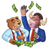 Bull & Bear WhatsApp Sticker #14