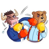 Bull & Bear WhatsApp Sticker #28
