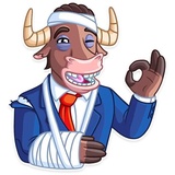 Bull & Bear WhatsApp Sticker #29