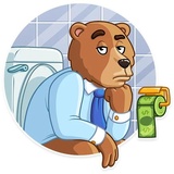 Bull & Bear WhatsApp Sticker #30