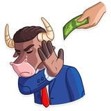 Bull & Bear WhatsApp Sticker #7