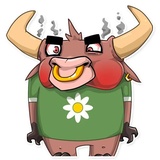 Ringo the Bull WhatsApp Sticker #10