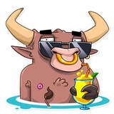 Ringo the Bull WhatsApp Sticker #12