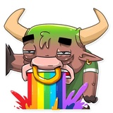 Ringo the Bull WhatsApp Sticker #13