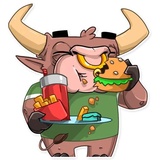 Ringo the Bull WhatsApp Sticker #16