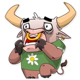 Ringo the Bull WhatsApp Sticker #20