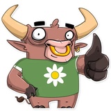 Ringo the Bull WhatsApp Sticker #3