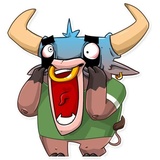 Ringo the Bull WhatsApp Sticker #4