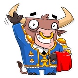 Ringo the Bull WhatsApp Sticker #5