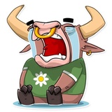 Ringo the Bull WhatsApp Sticker #9